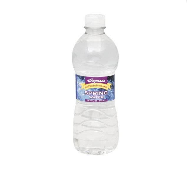 Wegmans Bottled Spring Water Recalled